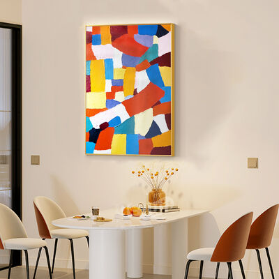 Modern Abstract Style Hand Painted Oil Painting Customized Size Canvas Wall Art for Home Decor