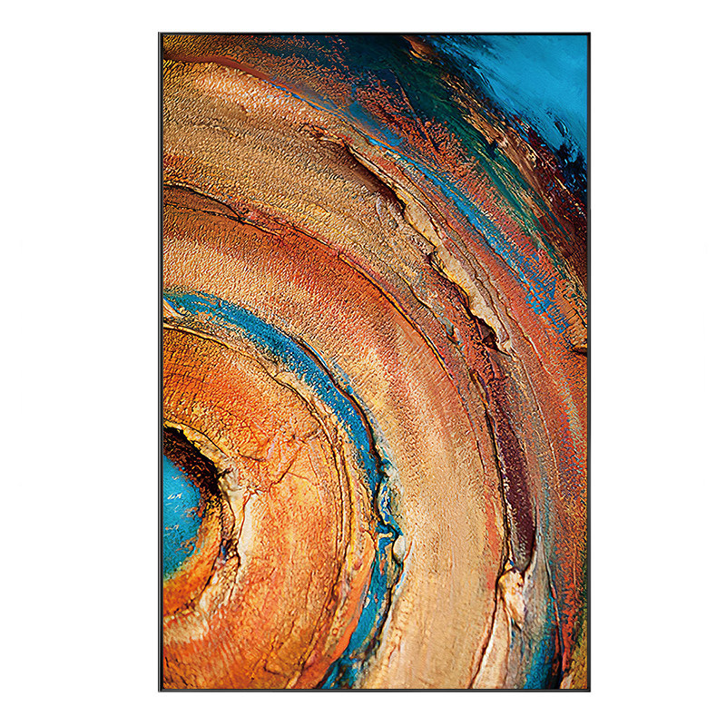 Custom Boat Beach Palette Knife Hand Painted Scenery Oil Painting on Canvas for Wall Decor